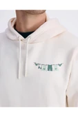 Kappa Authentic Graphik Phelps Unisex Beyaz Regular Hoodie thumbnail 2