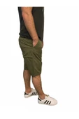 Superfly Chino Erkek Haki Şort 21706-03 thumbnail 3
