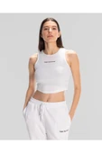 Kappa Authentic Jessa-Wmn-Halter Top Kadın Beyaz Regular Atlet thumbnail 1