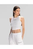 Kappa Authentic Jessa-Wmn-Halter Top Kadın Beyaz Regular Atlet thumbnail 2