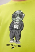 Bad Bear Gator Yeşil Erkek Baskılı Sweatshirt thumbnail 5
