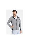 Sweat Poly. Kapşonlu Grey M thumbnail 3