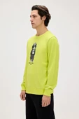Bad Bear Gator Yeşil Erkek Baskılı Sweatshirt thumbnail 2