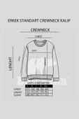 Bad Bear Javed Siyah Erkek Baskılı Sweatshirt thumbnail 6