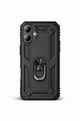 iPhone 16 Plus 6.7" Magforge Titan Ring Armor Case Siyah thumbnail 1