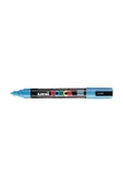 Uni Posca PC-5M Boyama Markörü 1.8-2.5 mm AÇIK MAVİ thumbnail 1