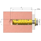 S Tipi Çekmeli Metal Dübel - 5 Adet thumbnail 3
