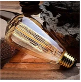 Edison Flemanlı ST64 Rustik 40W E27 Duy Dekoratif Armut Ampul thumbnail 1