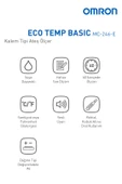 Omron Eco Temp Basic, Suya Dayanıklı Beden Tipi Ateş Ölçer thumbnail 4