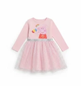 Peppa Pig Tüllü Kız Çocuk Elbise thumbnail 2