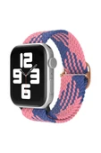 Newface Apple Watch 38mm Star Kordon - Pembe-Mavi thumbnail 1