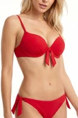Kırmızı Süper Push Up Tek Üst Bikini thumbnail 3
