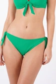 Yeşil Basic Yandan Bağlamalı Brazilian Tek Alt Bikini thumbnail 1