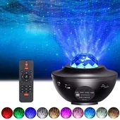 LED Hoparlörlü Lazer Projeksiyon Gece Lambası thumbnail 1