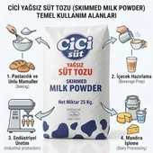 CİCİSÜT YAĞSIZ SÜT TOZU 25 KG thumbnail 2