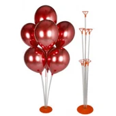 Balon Süsleme Standı 75 cm Kırmızı thumbnail 1