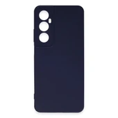 Realme C65 Kılıf First Silikon - Lacivert thumbnail 2