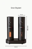 MPIA GRINDER SET USB ŞARJLI ÖĞÜTÜCÜ SET thumbnail 2
