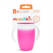 Munchkin Mucize 360° Alıştırma Bardağı 6 Ay+ 207 ml Pembe thumbnail 4