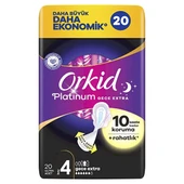 Orkid Ultra Platinum Gece Extra Ped 20'Li thumbnail 2