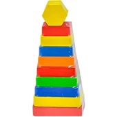 PlayWood Dikdörtgen Renkli Kule 393 thumbnail 2