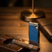 Firebird Çift Torch Pürmüz Krom Puro Çakmağı thumbnail 1