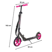 Flexi Max 2 Tekerlekli Scooter Pembe thumbnail 3