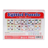 7196 Çark Puzzle Hayvanlar Taşıtlar 60 Parça thumbnail 2