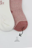 3'Lü Penye Soket Çorap BS10110 Pudra thumbnail 3