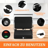 3'ü 1 arada kontak ızgarası 2200W thumbnail 5