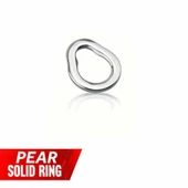 Alesta Pear Solid Ring Suni Yem Halkası thumbnail 1
