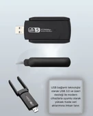 USB WiFi Adaptör - 1200 Mbps Hız thumbnail 5