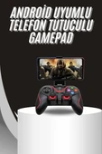 Kablosuz Oyun Kolu Bluetooth Joystick Gamepad Android Uyumlu thumbnail 1