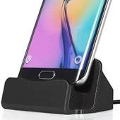 Android Micro Usb Şarj 2in1 Standlı Usb Dock-(5775) thumbnail 1