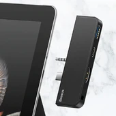 Baseus Multifunctional HUB Surface Go(Type-C+Audio to HD4K+USB3.0+Type-C(data)+Audiok-(5775) thumbnail 3