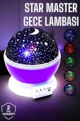 Çocuklara Özel Yıldızlı Gece Lambası thumbnail 2