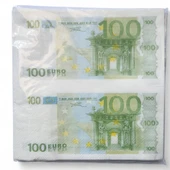 100 Euro Şekilli Kağıt Peçete thumbnail 1