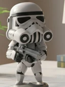 Star Wars Stormtrooper Figürü - 3D Baskı Mini Asker Biblo thumbnail 1