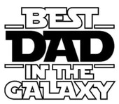 Best Dad Ever ütü ile uygulanabilen DTF tekstil baskı thumbnail 3