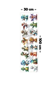 EsaKids Sevimli Ejderhalar Çocuk Odası Sticker Seti 100 x 30 thumbnail 2