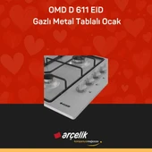 ARÇELİK OMD D 611 EID Gazlı Metal Tablalı Ocak thumbnail 3