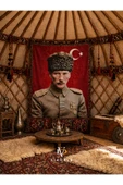 Mustafa Kemal Paşa Figürlü Duvar Örtüsü Tasarımı thumbnail 1