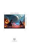Star Wars Halloween Duvar Halısı thumbnail 5