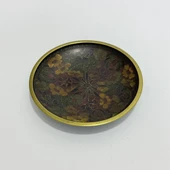 Antika Cloisonne Fincan Tabağı 10cm thumbnail 2