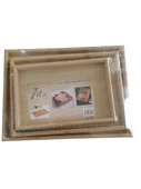 Mir 3'lü Bamboo Tepsi thumbnail 3