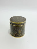 Antika Cloisonne Kapaklı Kutu 8x8,5cm thumbnail 1