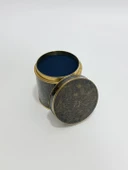 Antika Cloisonne Kapaklı Kutu 8x8,5cm thumbnail 2