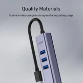 UNITEK 4-IN-1 ETHERNET HUB (Y-3088B) thumbnail 5