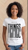 Make Things Happen ütü ile uygulanabilen DTF tekstil baskı thumbnail 1