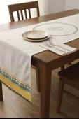 Safran Luxe Keten Runner 45x140 cm thumbnail 5